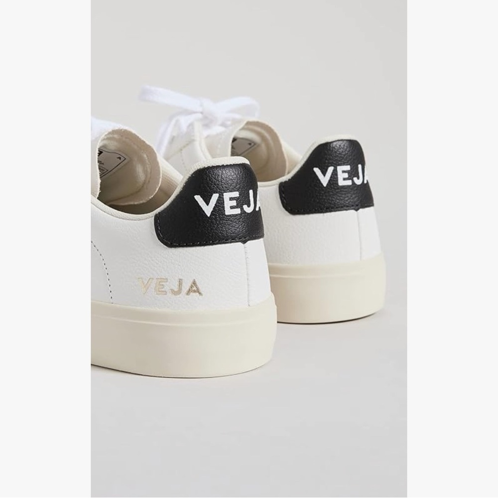 Veja Women's White and Black Casual Sneakers - Picture 2 of 3